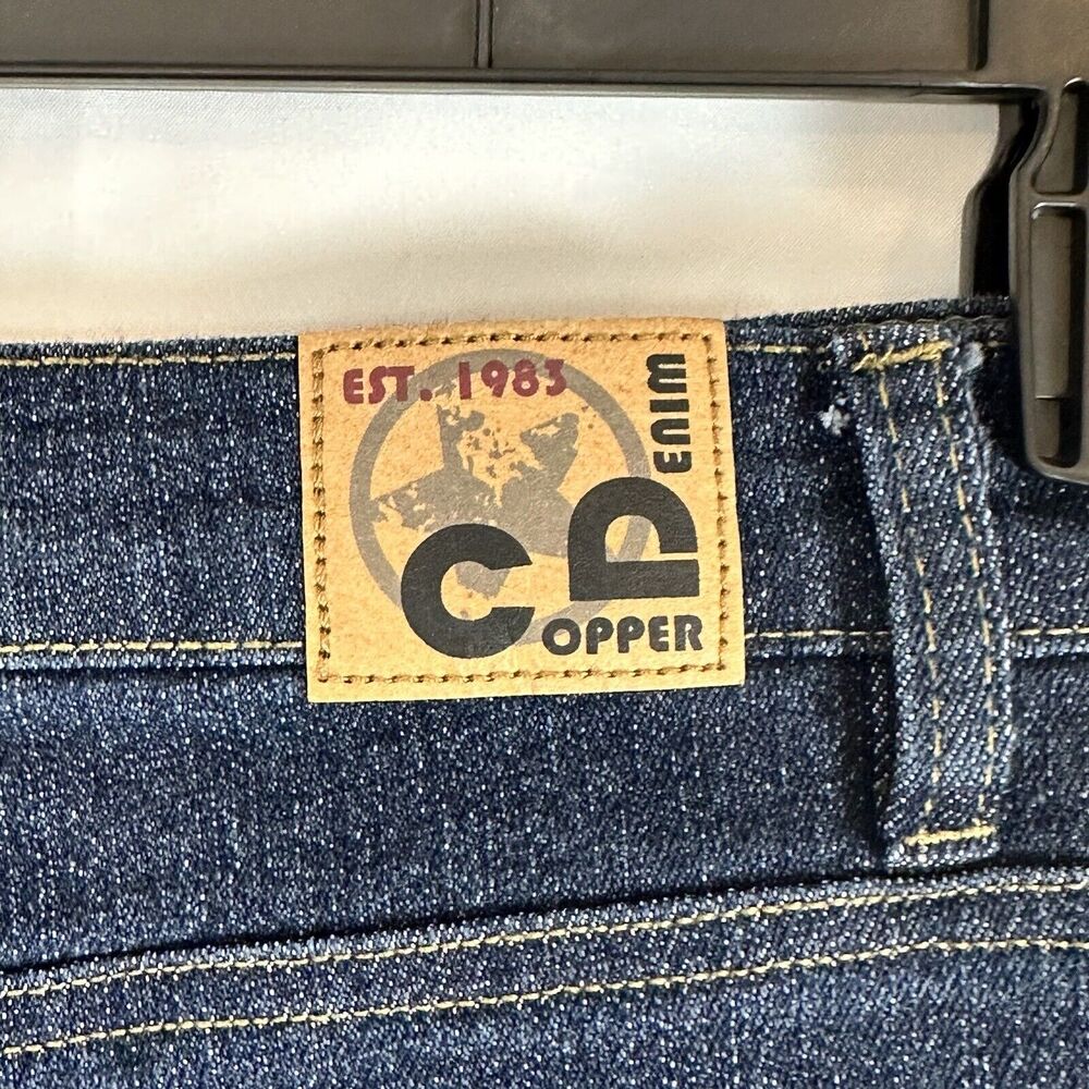Copper Denim Blue Straight Leg Girls Size 12 NWT. Dark Wash Style 9CO2857 - Picture 9 of 16